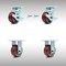 Service Caster 4 Inch SS Poly on Aluminum Caster Set with 2 Brakes/Swivel Lock 2 Rigid SCC SCC-SS30S420-PAR-TLB-BSL-2-R-2 - alternate 1